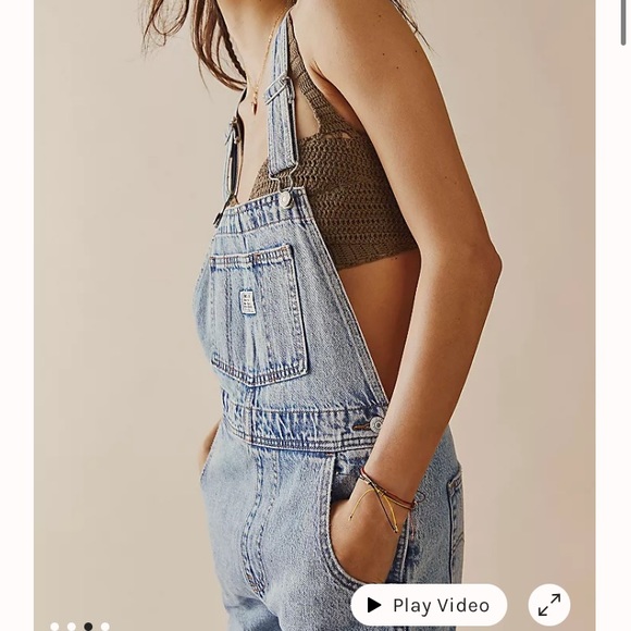 Levi’s Vintage Denim Overalls Light Blue - Picture 3 of 10